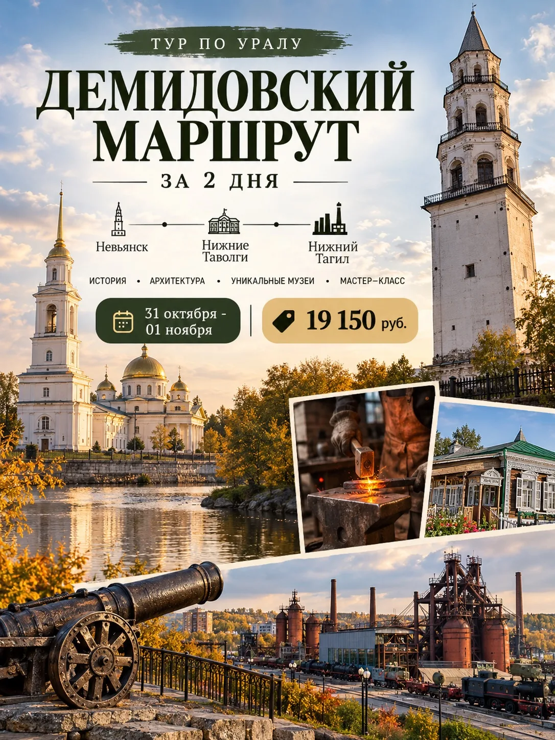ДЕМИДОВСКИЙ МАРШРУТ ЗА 2 ДНЯ — ОТКРОЙТЕ ДЛЯ СЕБЯ НАСТОЯЩИЙ УРАЛ!
