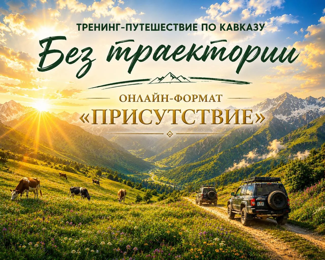 🔔21-28 июня мы отправляемся в 🚗 🚙 джип тур тренинг по республикам Северного Кавказа ⛰️ и

🔥пригл