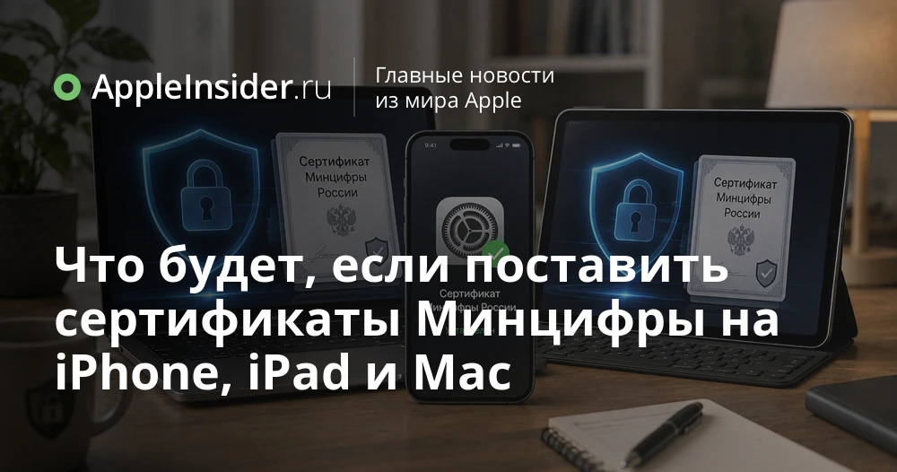 Сертификат Минцифры на iPhone и Mac: что он делает и чем это для нас оборачивается