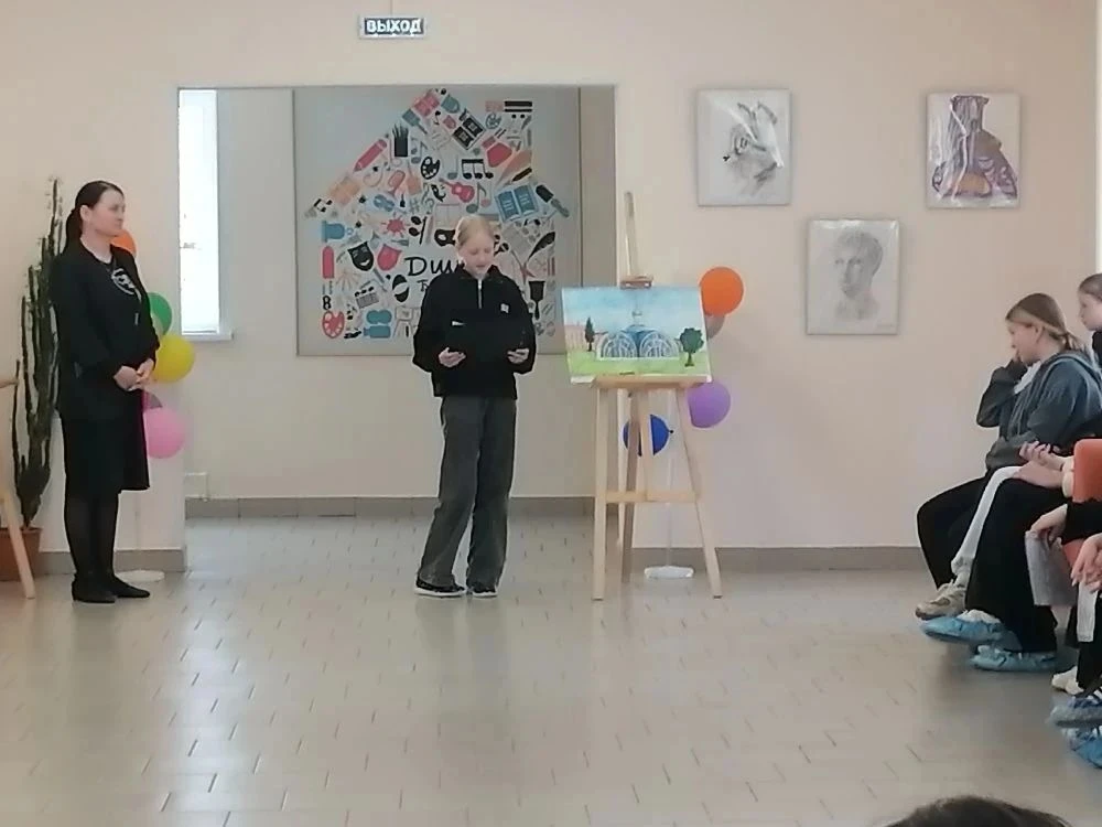 💥15 мая в рамках проекта «Пушкинская Карта» в нашей школе состоялась яркая выставка «Вдохновленные 