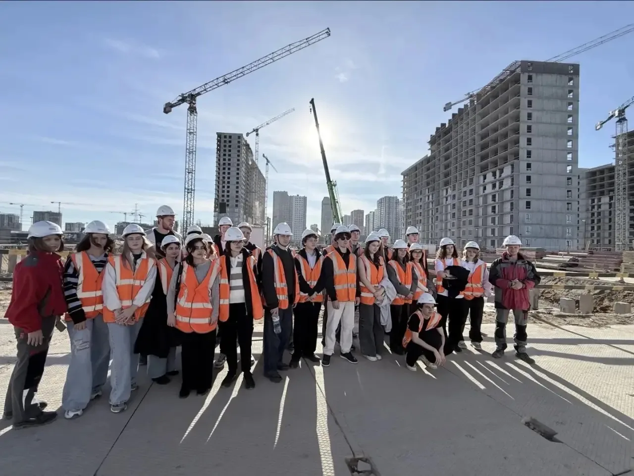 Студенты ПГС посетили стройплощадку ЖК «Город Звёзд» 🏗️