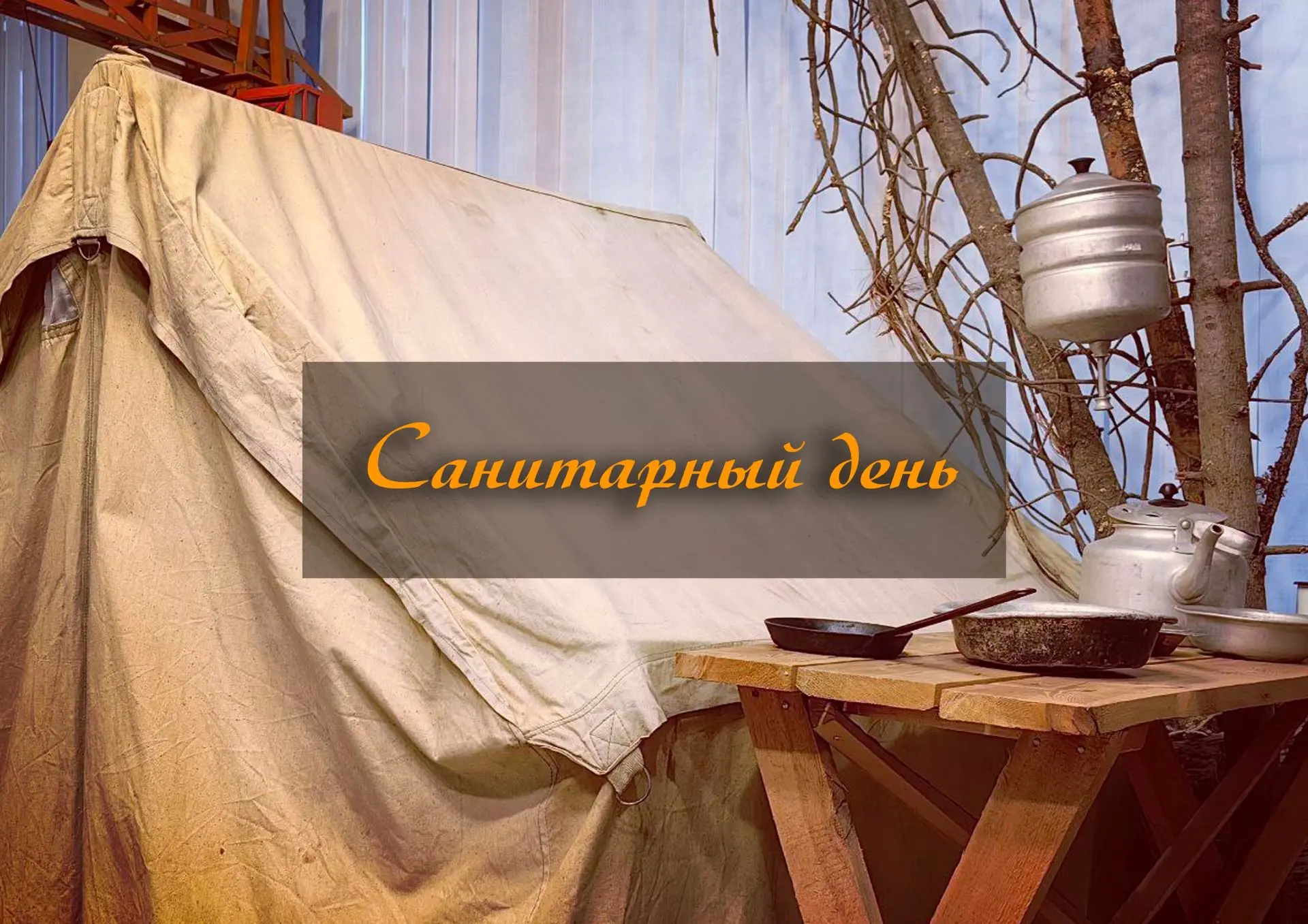 Дорогие друзья, сегодня в музее санитарный день.