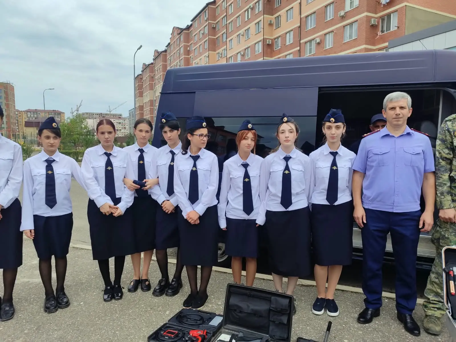 Сегодня 16.09.2026 г. кадеты 8 б кл. Следственного направления ГКОУ РД ГО ШИ № 2