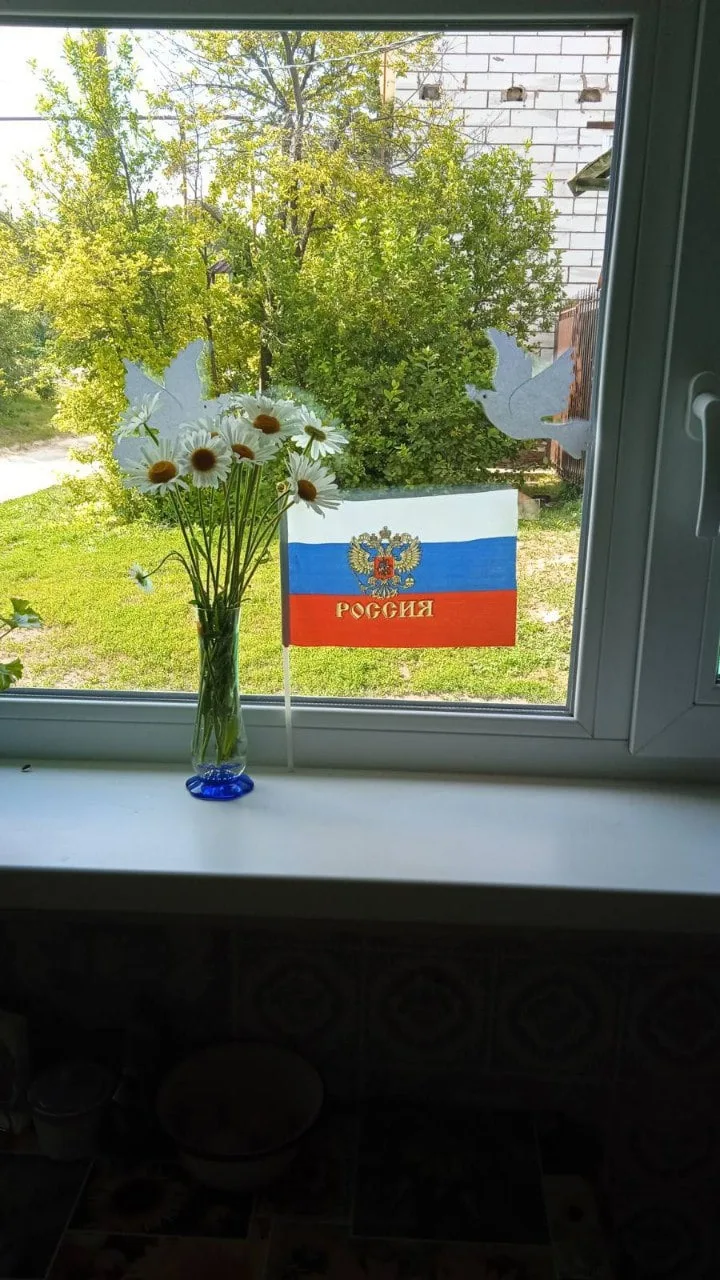🇷🇺 Окна в цветах триколора! 🇷🇺