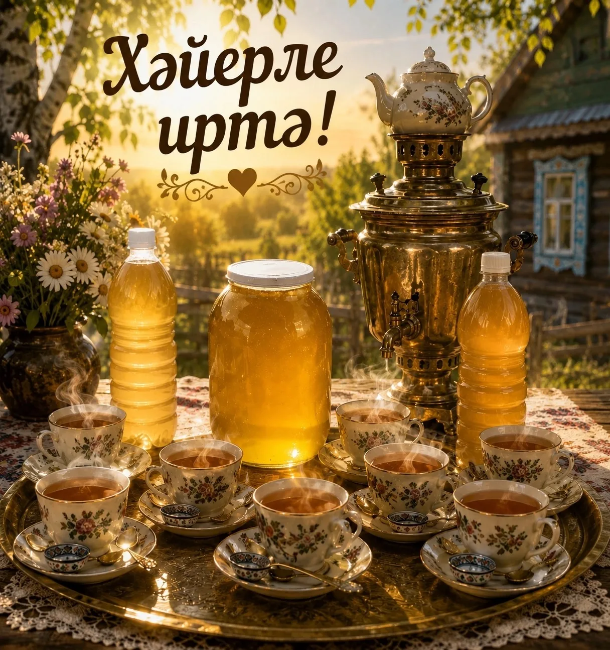 Хәйерле иртә! Яҡшы көн!