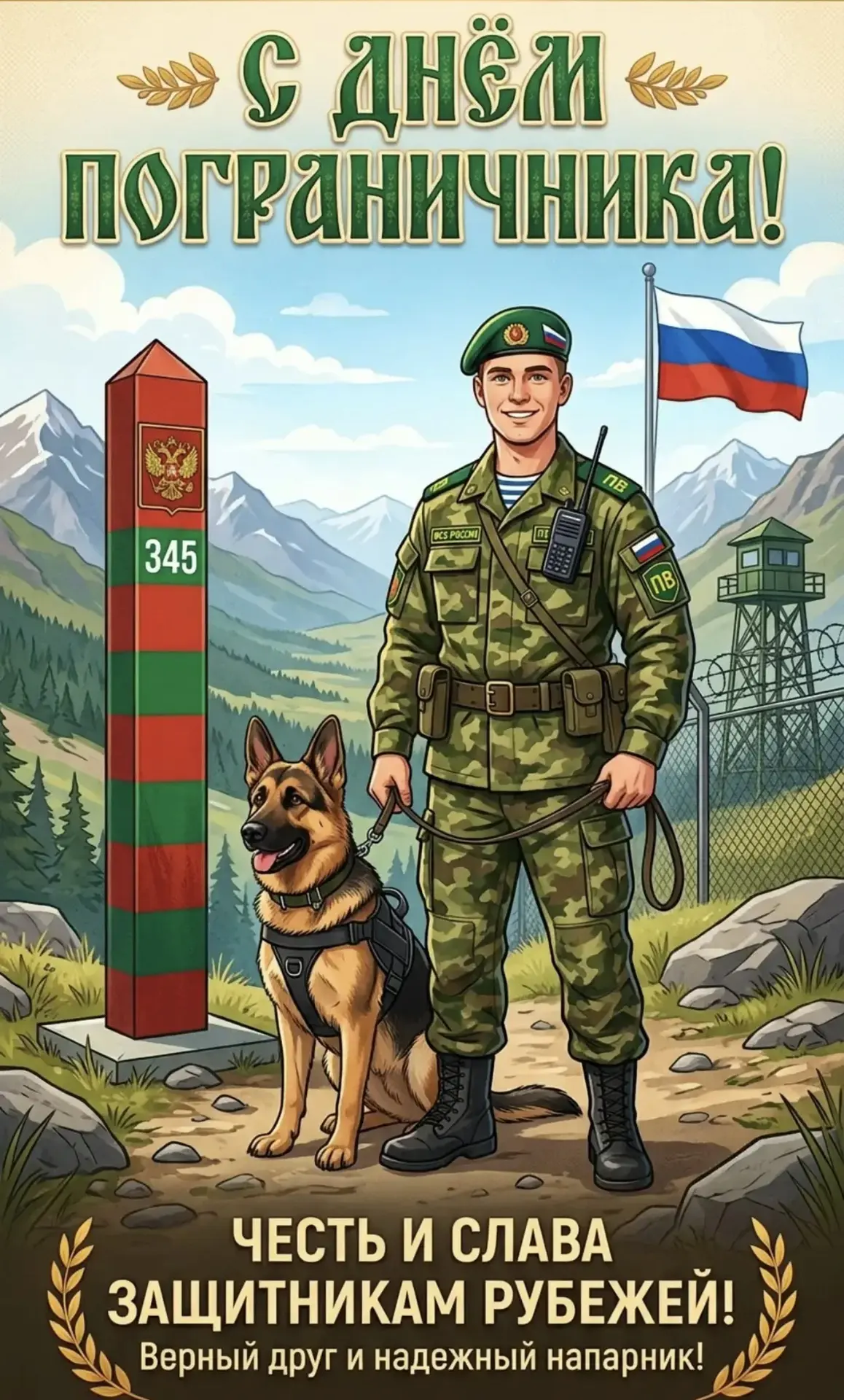 👮‍♂️С Днём пограничника!