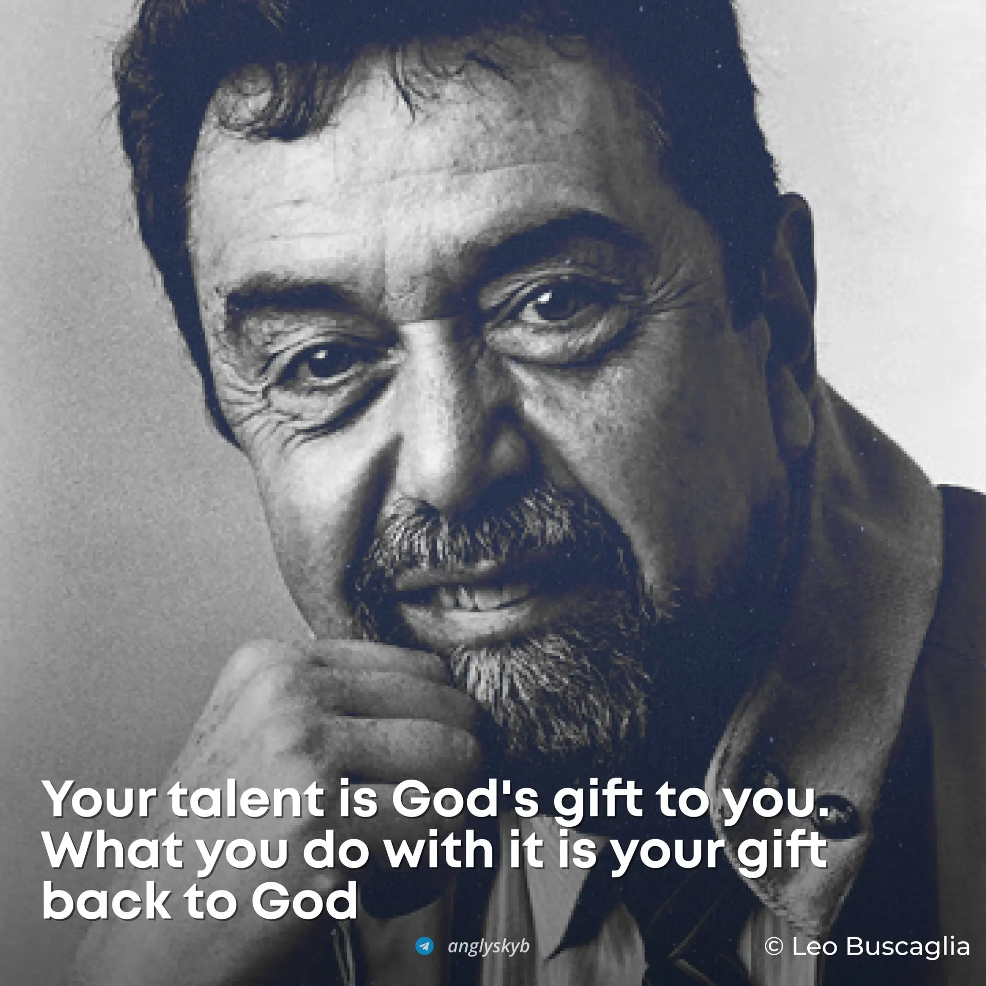 • Talent [ˈtælənt] - Талант
• Gift [ɡɪft] - Подарок

#LeoBuscaglia

Вечерний English