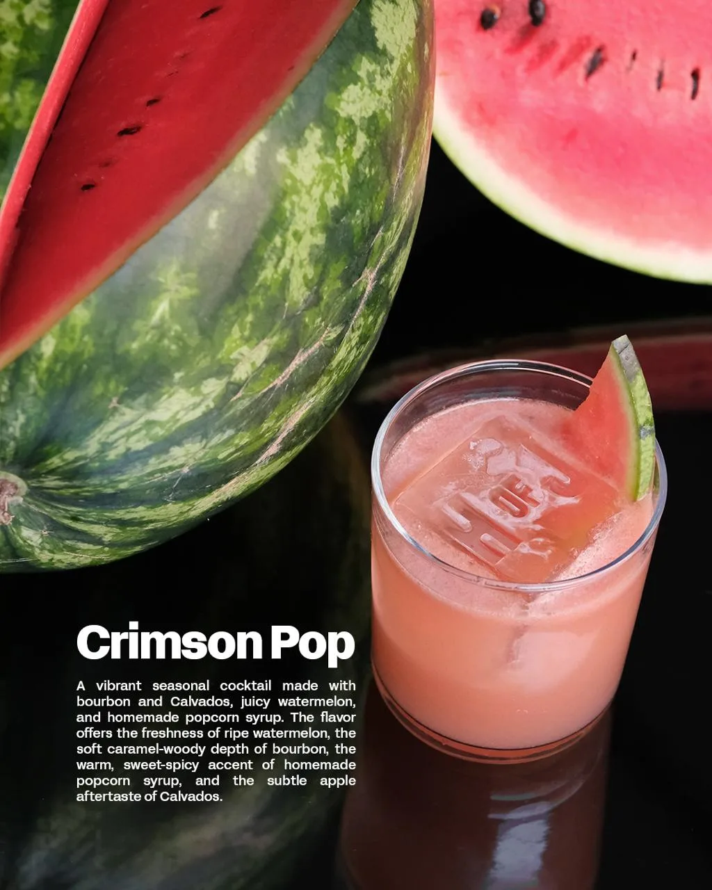 Арбузные спешлы в ресторанах Петербурга 🍉

House of Jade
Crimson Pop (750 ₽) — яркий коктейль на ос