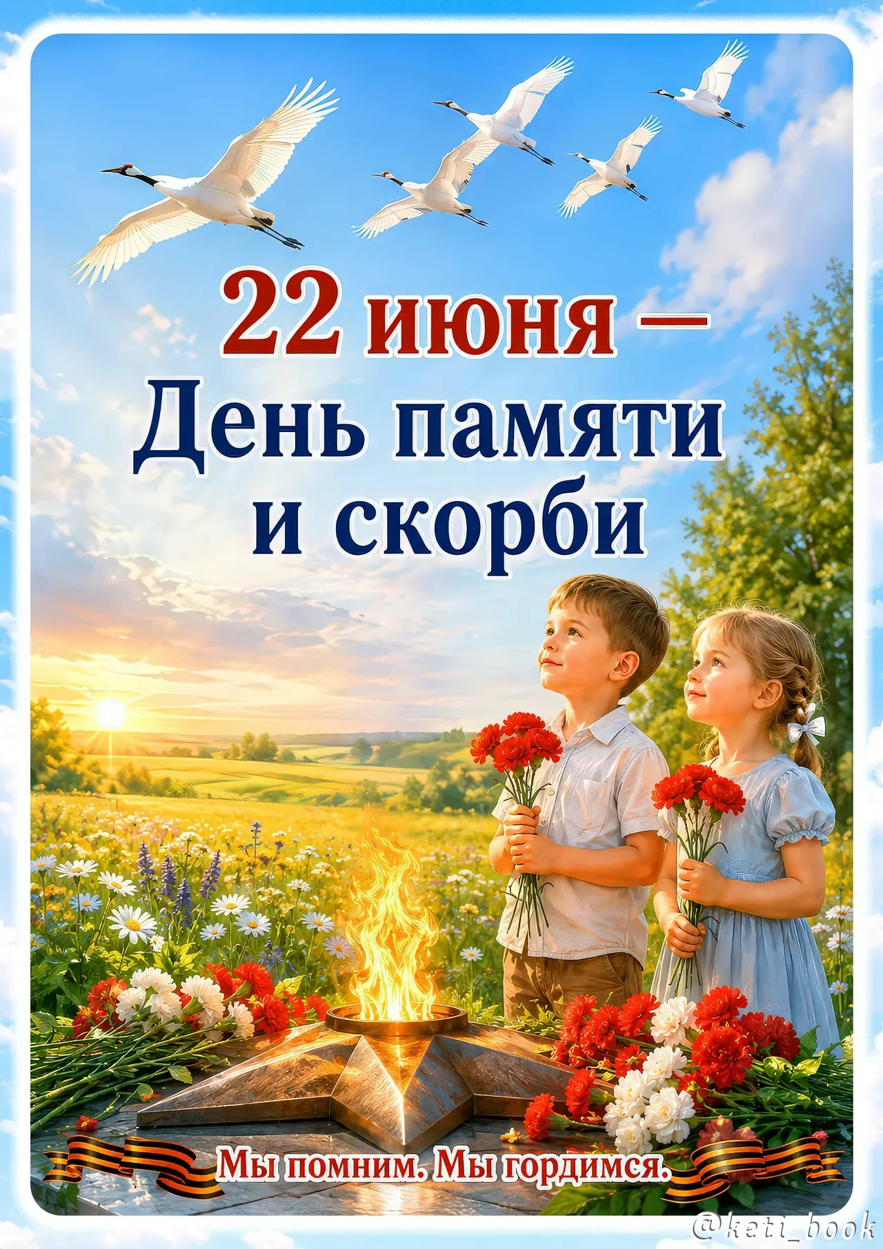 🕊 22 июня — День памяти и скорби 🕊

Сегодня, 22 июня, мы вспоминаем одну из самых трагических дат 