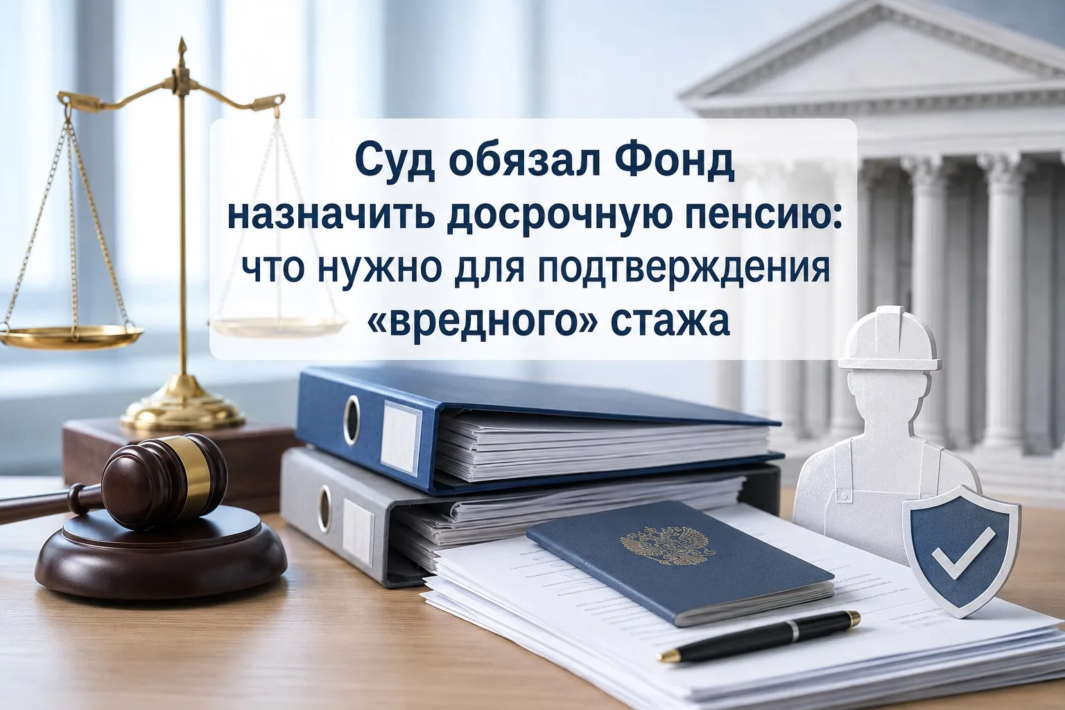 Работник отсудил у Социального фонда России (СФР) право на досрочную пенсию, несмотря н...