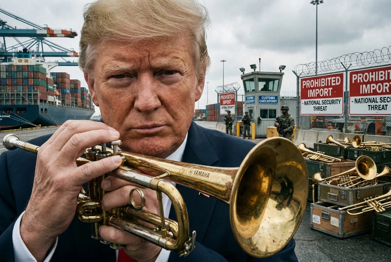 ⚡️Дональд Трамп объявил медные духовые инструменты «угрозой национальной безопасности» ...