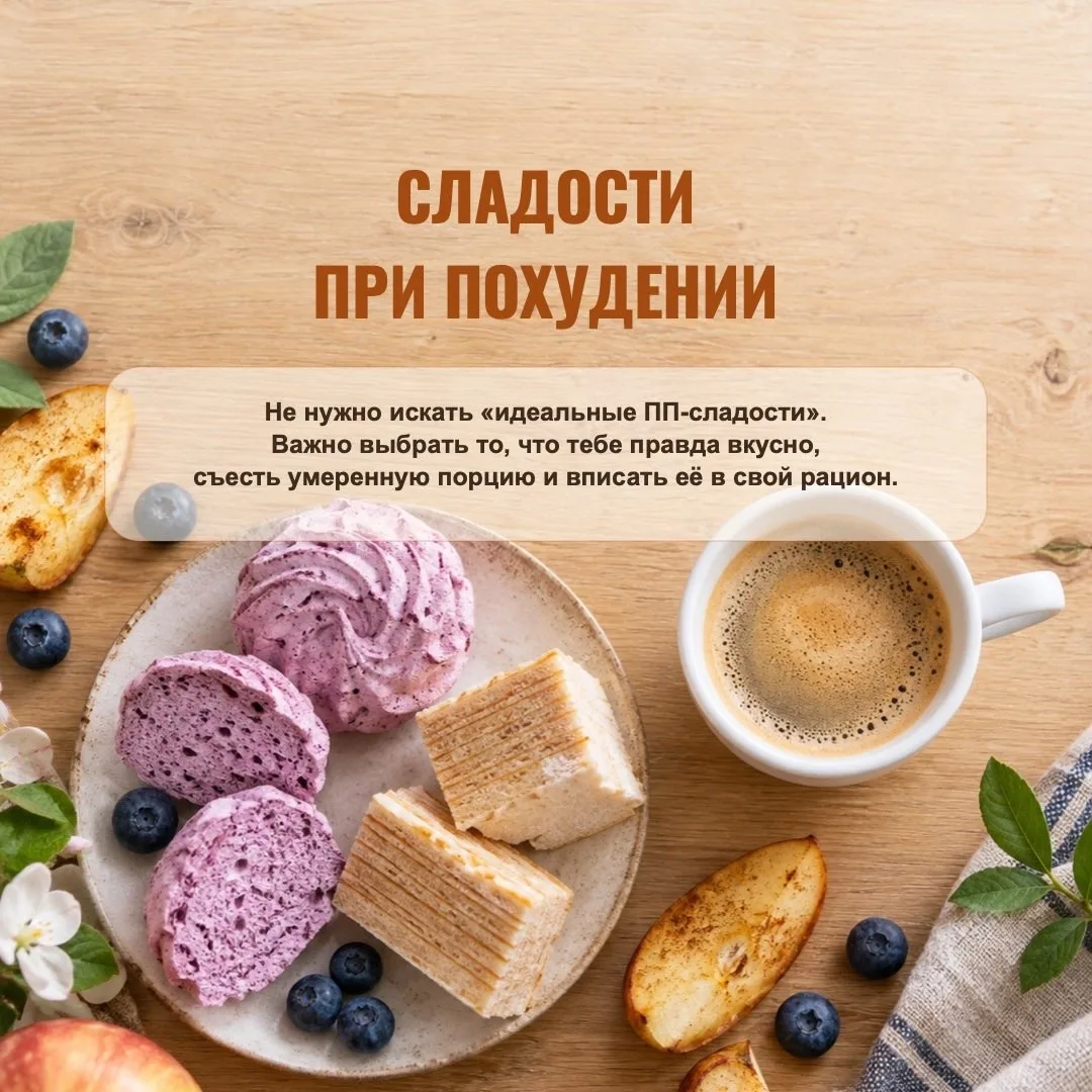 Сладкое на похудении — разбираемся 🍫