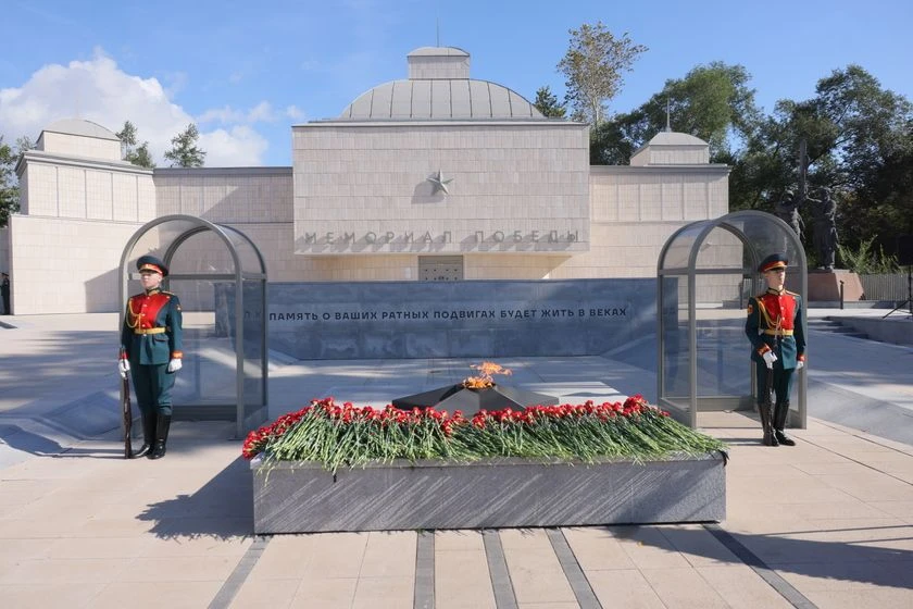 В Красноярске почтили память героев, павших в войне с милитаристской Японией