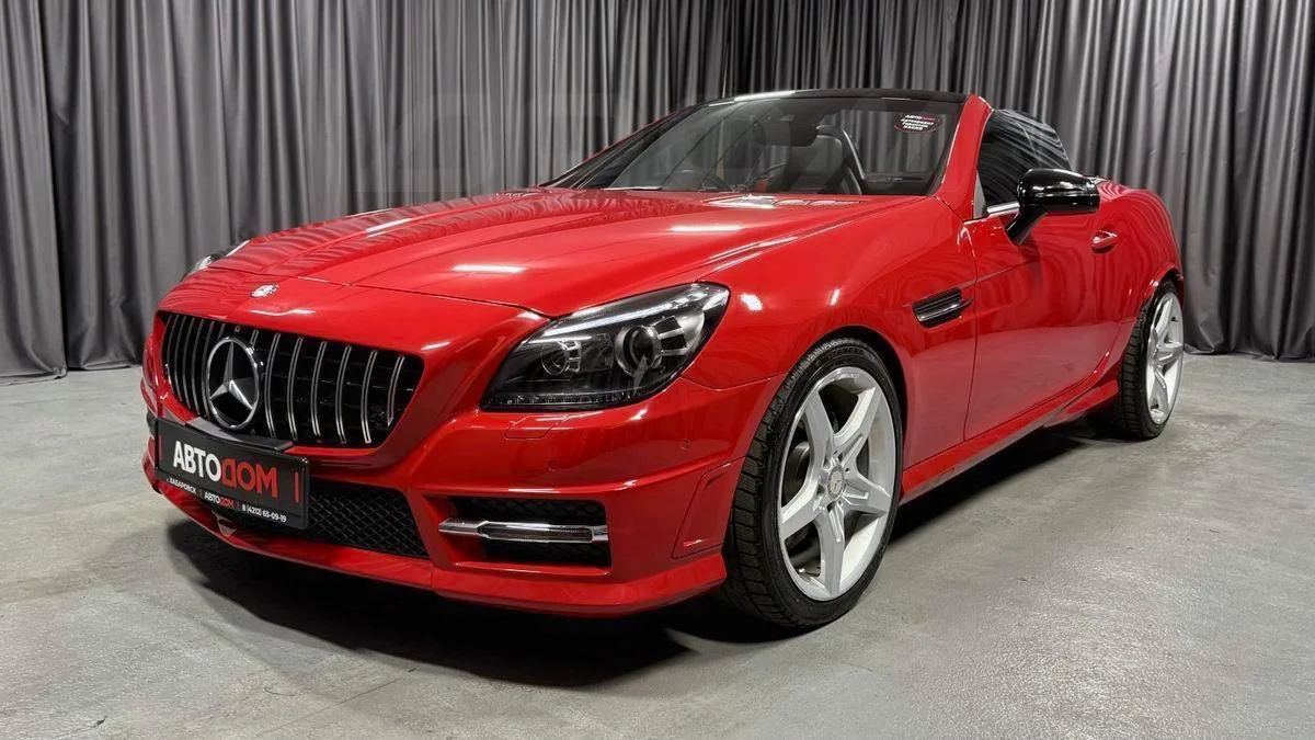 🚘 Mercedes-Benz SLK 200 2012 — красный родстер без пробега по России
