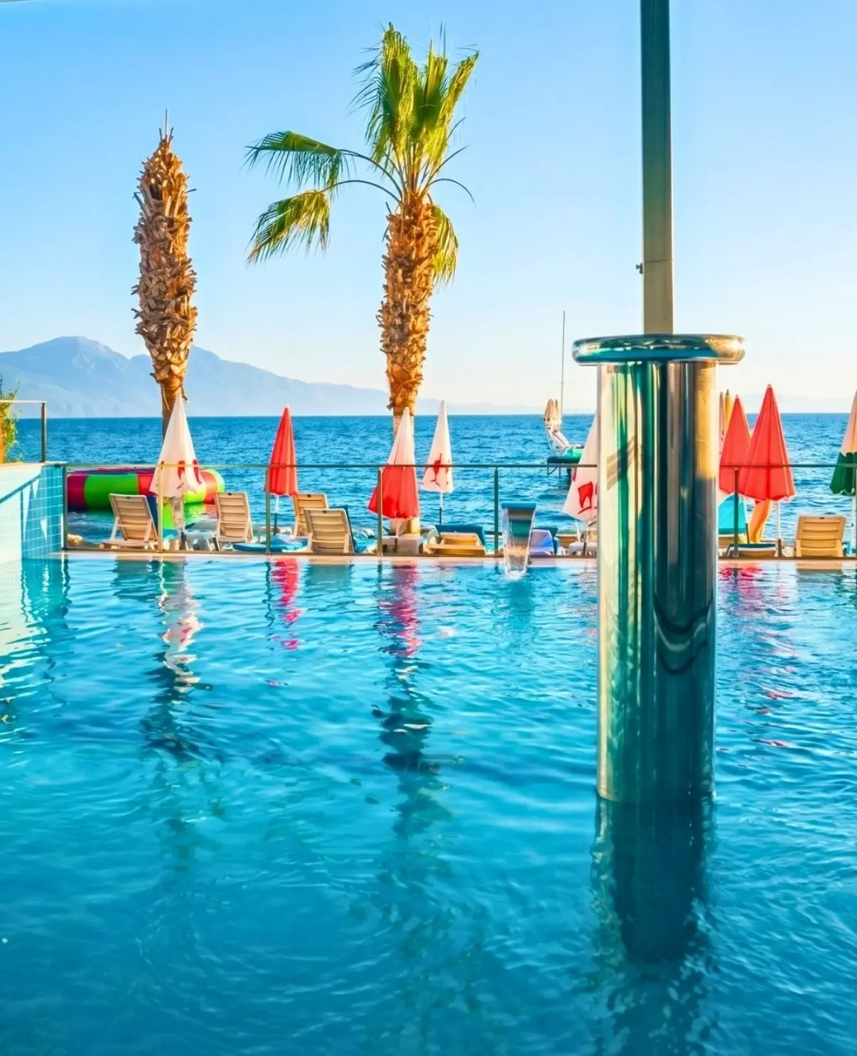 Эгейское побережье Турции дешевле Абхазии😱Отель Scala Nuova Beach Hotel 4* на берегу моря в городе 