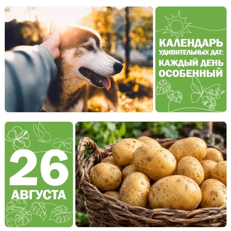 📅 26 августа — День благодарности собаке 🐶