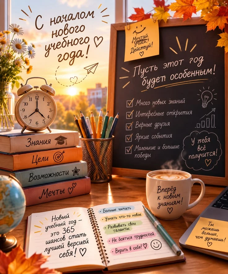 🎒 Первое сентября: День знаний! 🎉