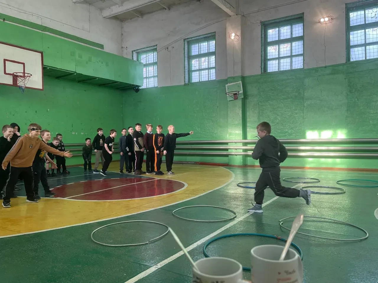 🏀Весёлые старты в честь Дня защитника Отечества!⚽