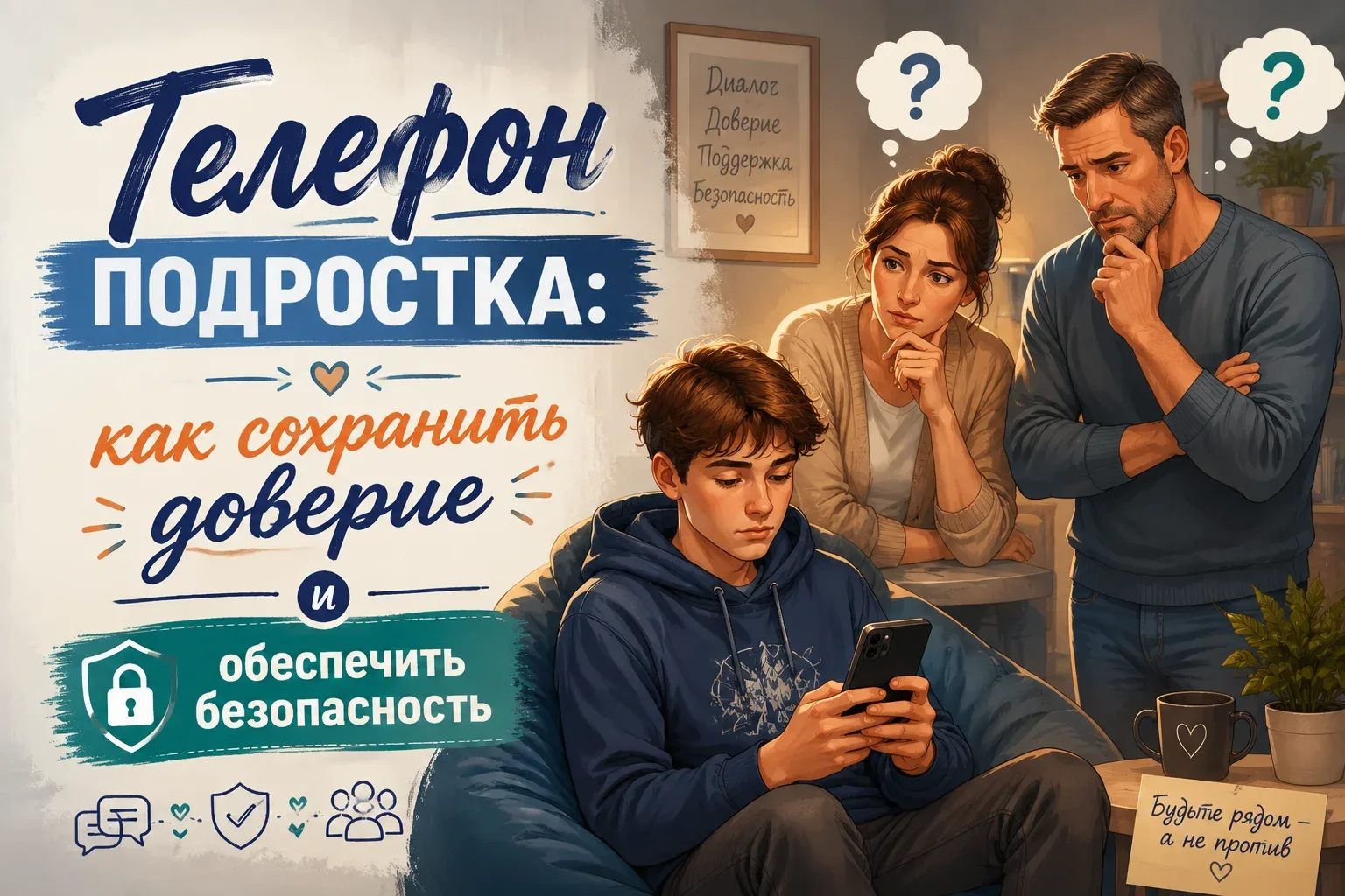 Телефон подростка: следить нельзя доверять