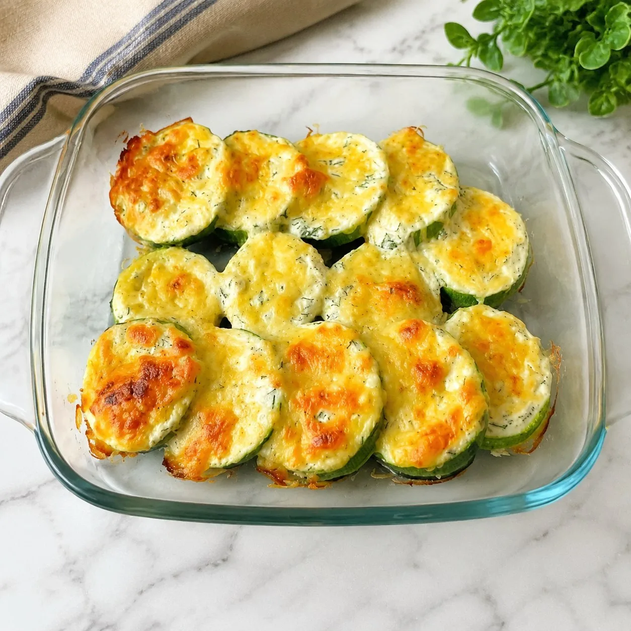 🧀 Закуска «Кабачки под сырной шубкой в сметане»