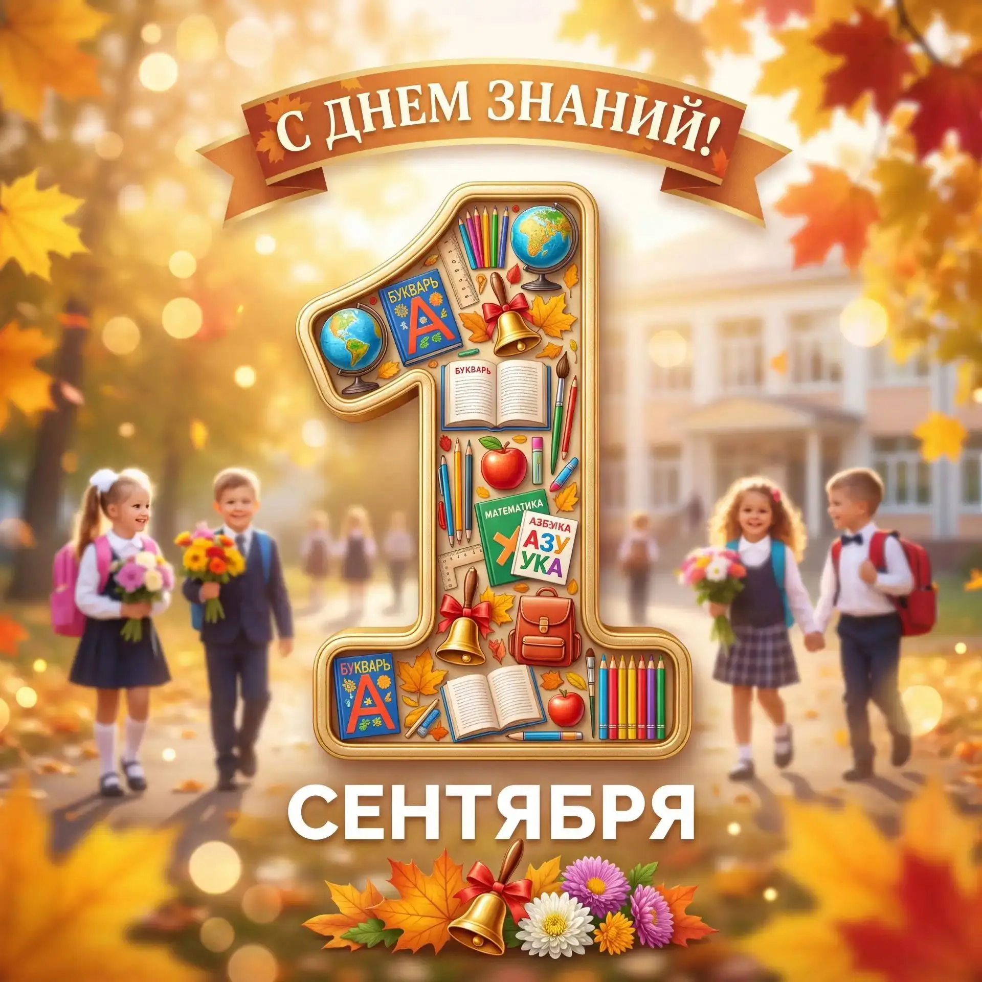 🔔 С праздником! С Днём знаний и началом нового учебного года!