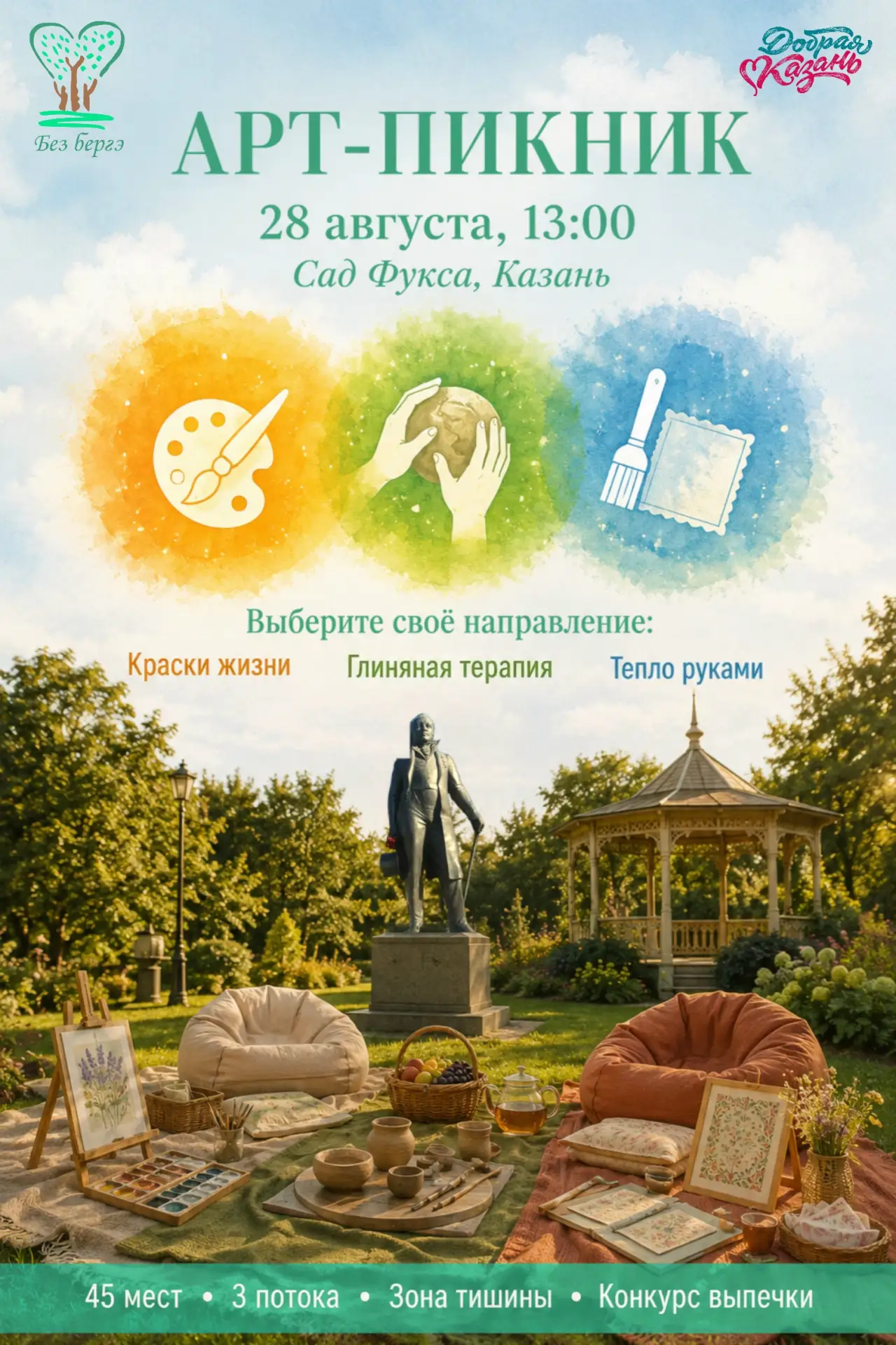 Арт-пикник: место, где можно дышать свободно