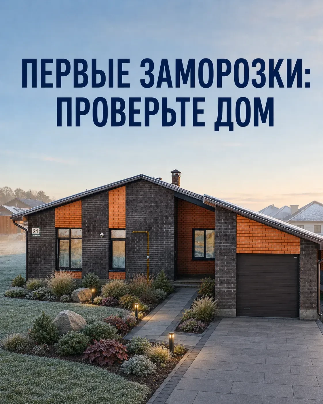 🥶 До −3 °C: что проверить у дома