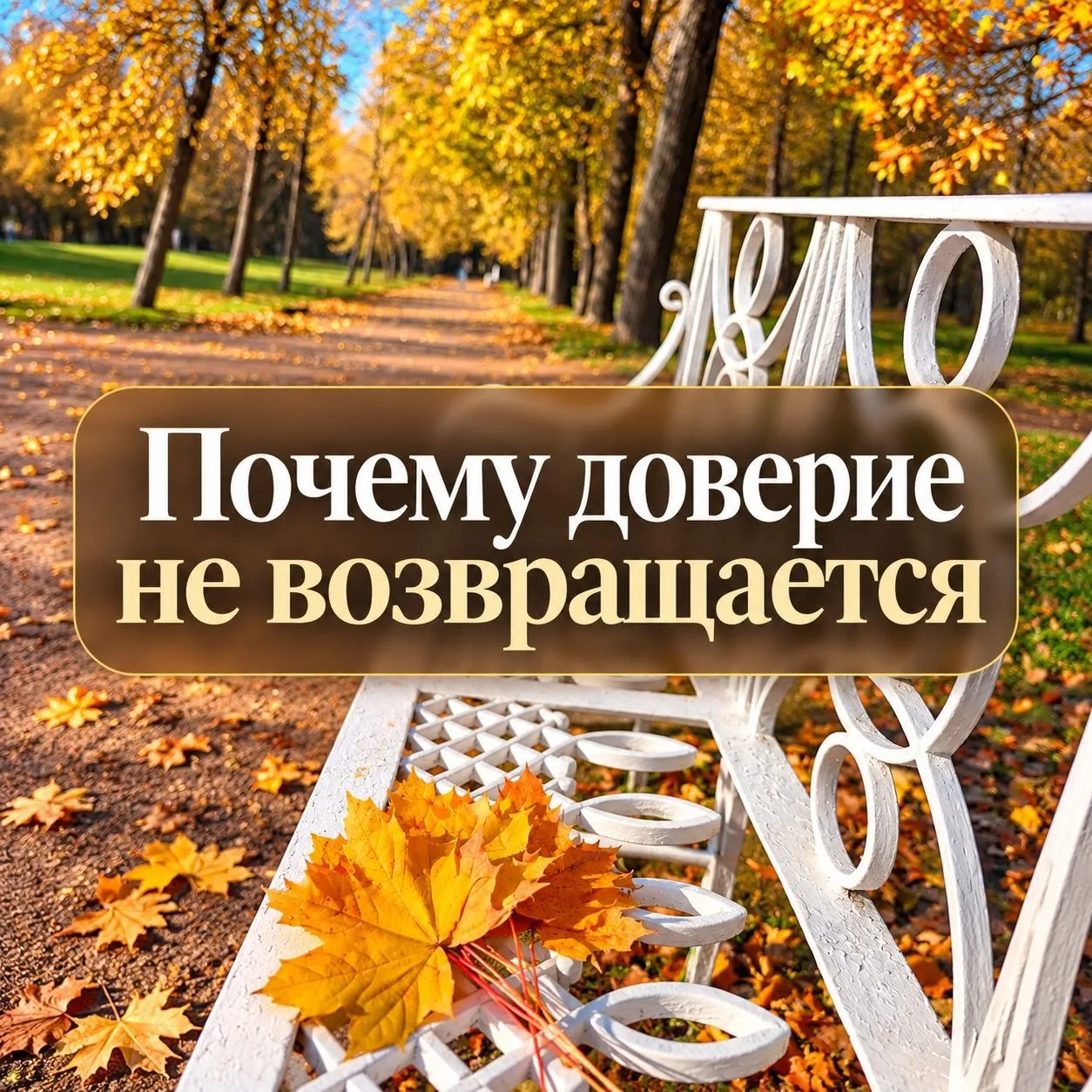 Проходит ГОД. ПЯТЬ ЛЕТ. Иногда ДЕСЯТЬ.