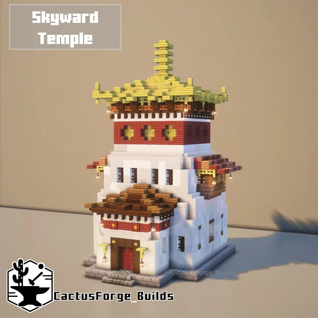 ⛩ Храм Небес, вдохновленный ​​храмами Бутана.