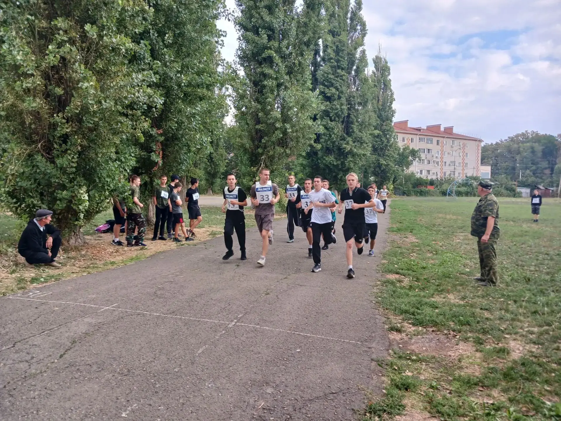 Легкоатлетический кросс допризывной молодежи в Тихорецке