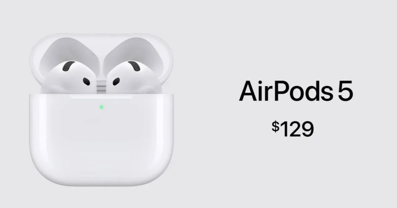 ⚡ Новые AirPods 5 будут стоить порядка 11 тысяч рублей @moscow
