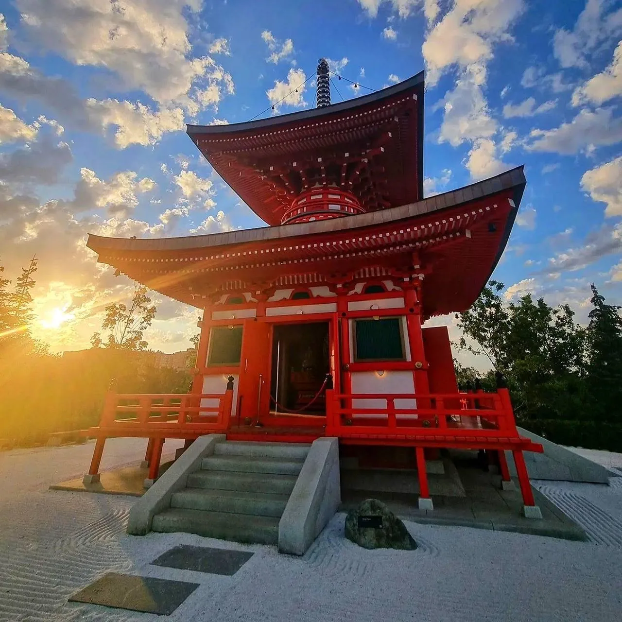 Закат в Японском саду ⛩️