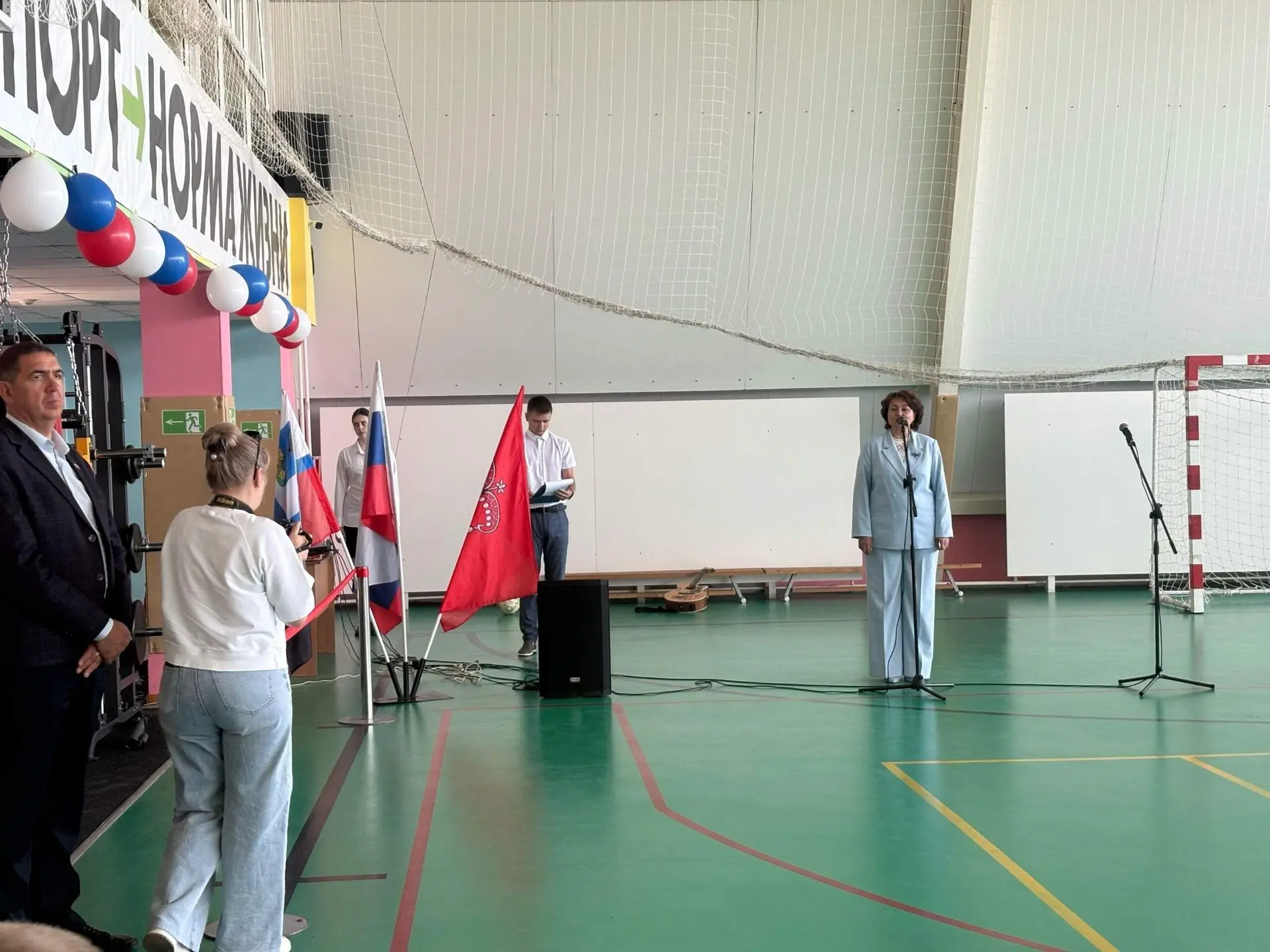 В ФОК «Победа» торжественно открыли тренажерную площадку для людей с ОВЗ