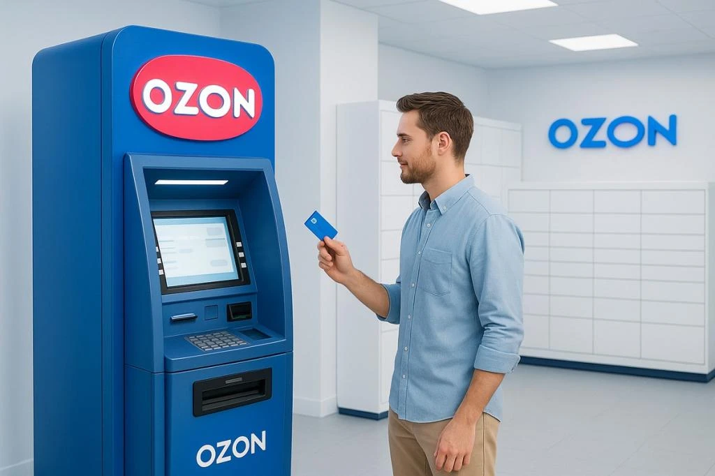 Ozon запустил оплату заказов наличными через банкоматы Ozon Банка