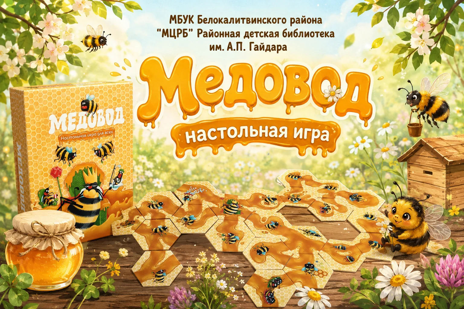 В Районной детской библиотеке им. А.П. Гайдара в рамках проекта «Кубрик сказок и страте...