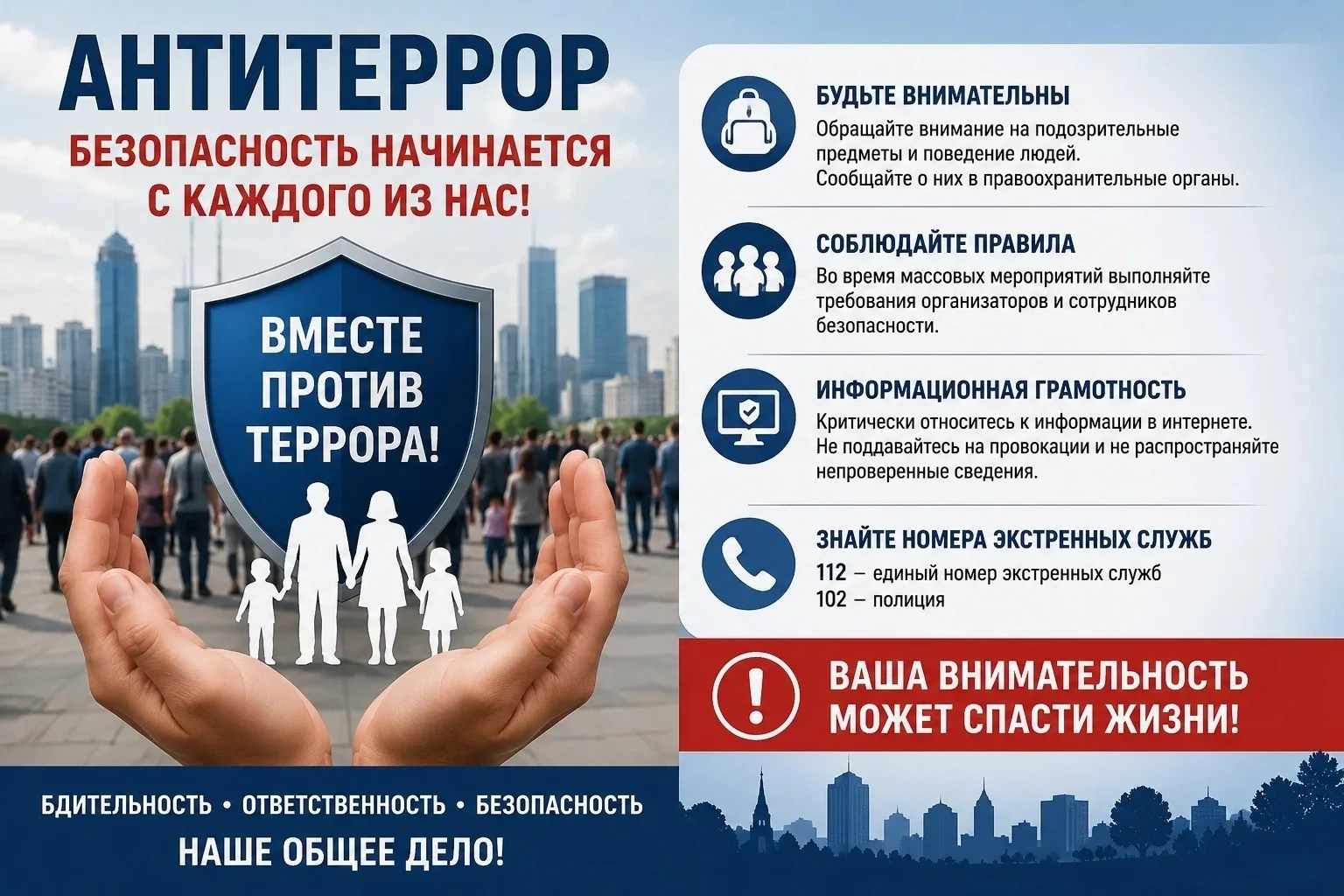 🔐 «Антитеррор: выбирай безопасность!» — это не просто лозунг, это призыв к действию. К...