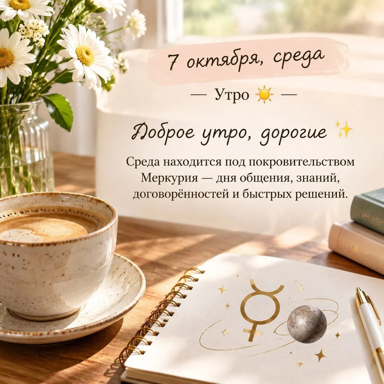 7 октября, среда | Утро