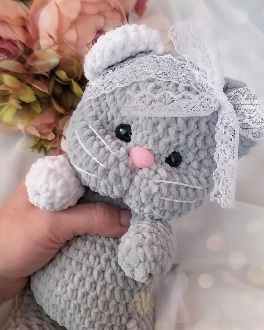 Схема амигуруми «Котенок»