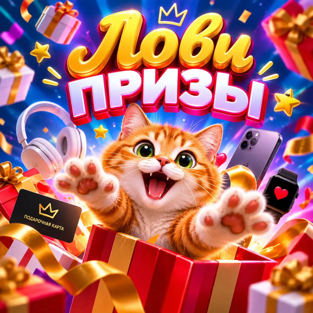 Лови призы в МАХ🎁 - классный канал с розыгрышами