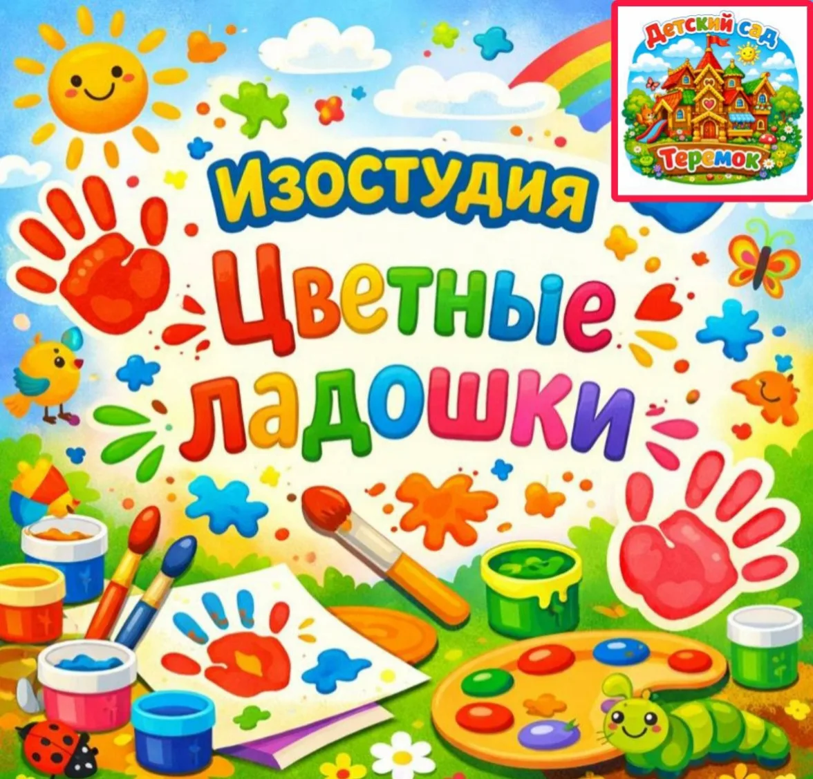 В изостудии "Цветные ладошки" прошло интересное  занятие — рисовали цветущее дерево с п...
