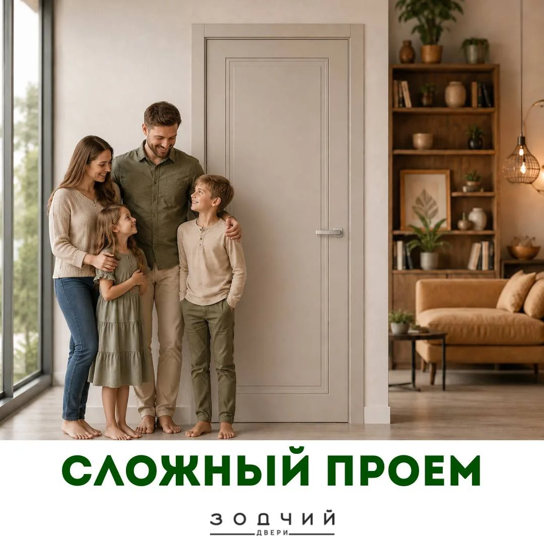 Сложные проёмы? Любим такие

✅ Нестандартная высота.
✅ Широкий проём.
✅ Особенности планировки.
✅ Ск