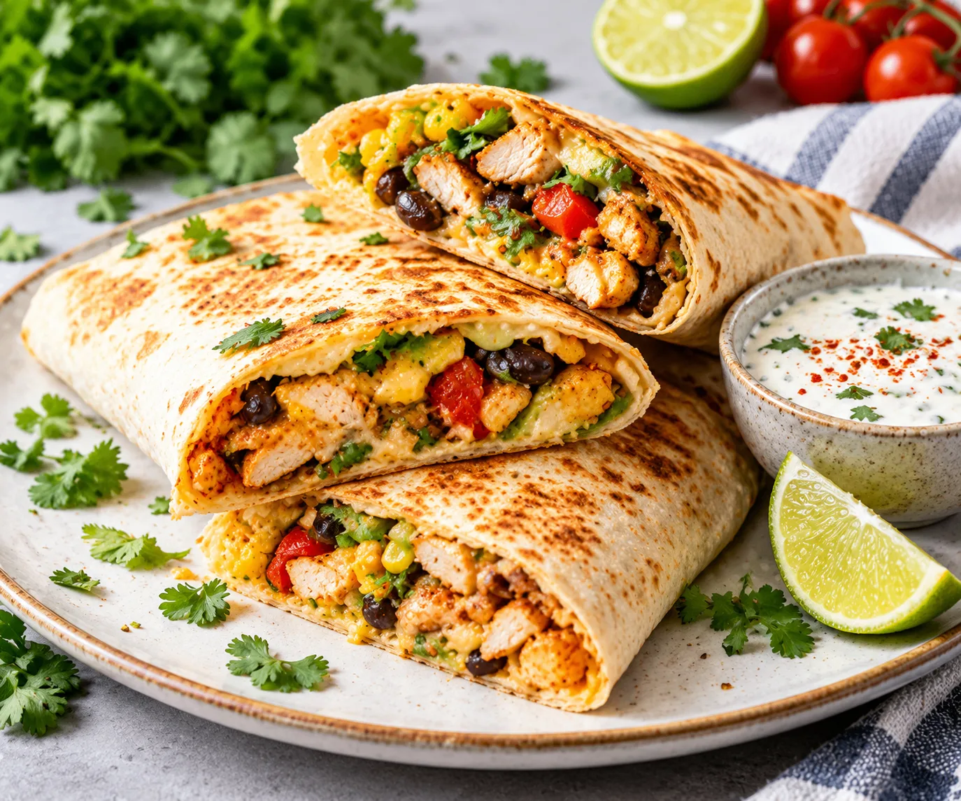 Мексиканский ужин: тортилья с курицей и овощами за 15 минут 🌮Хочется чего-то яркого, с...