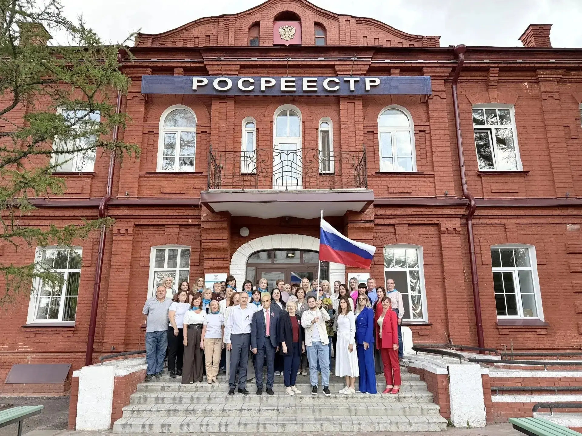 🇷🇺Руководство омского Росреестра и филиала ППК «Роскадастр» приняли участие во Всерос...