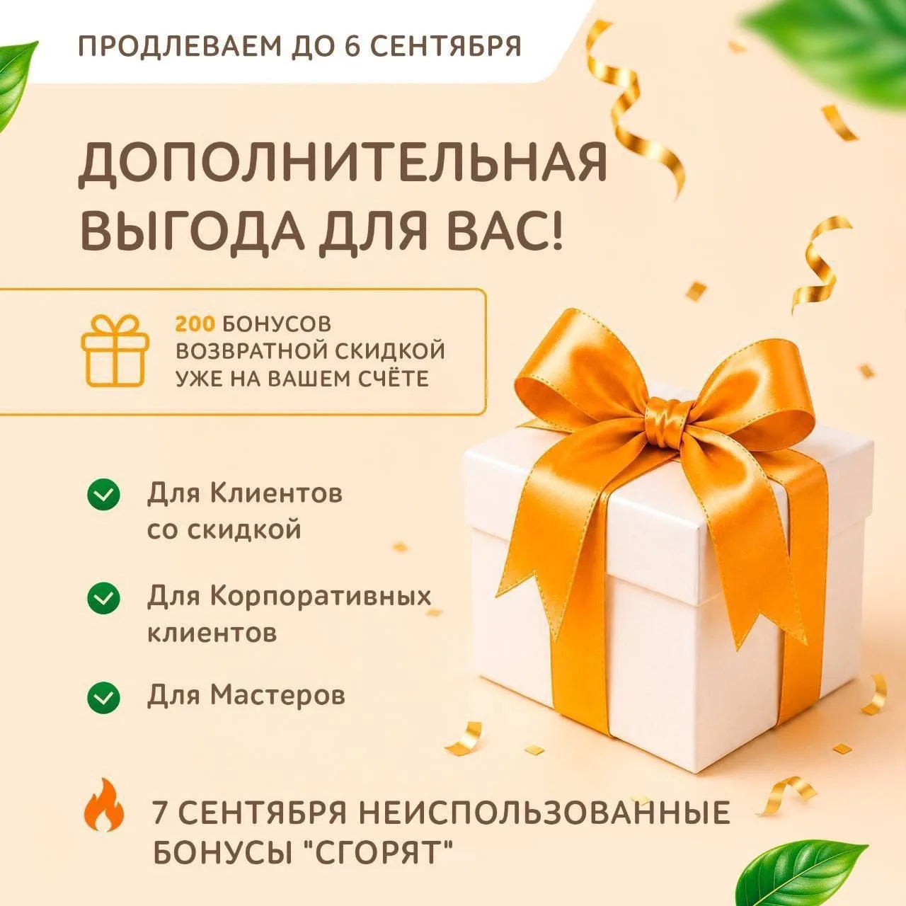 💥 Осталось 2 дня: успейте потратить “медовые бонусы”! 💥