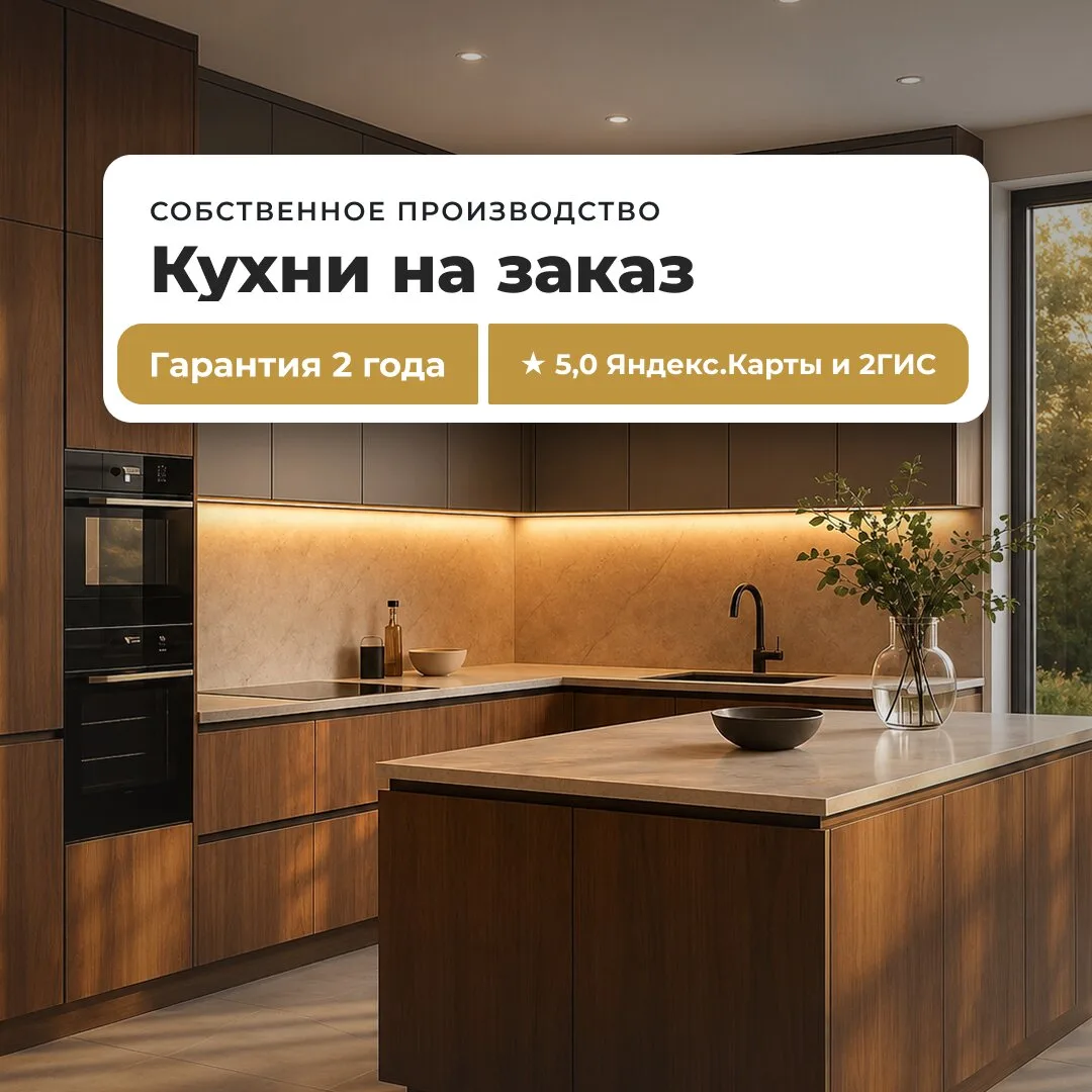Кухни на заказ в Краснодаре от производителя!
