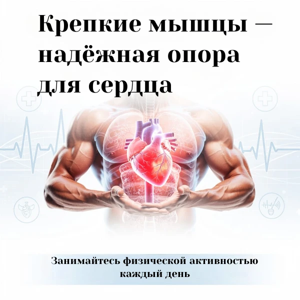 🫀Здоровье сердца зависит не только от кардионагрузок, но и от силы скелетной мускулату...