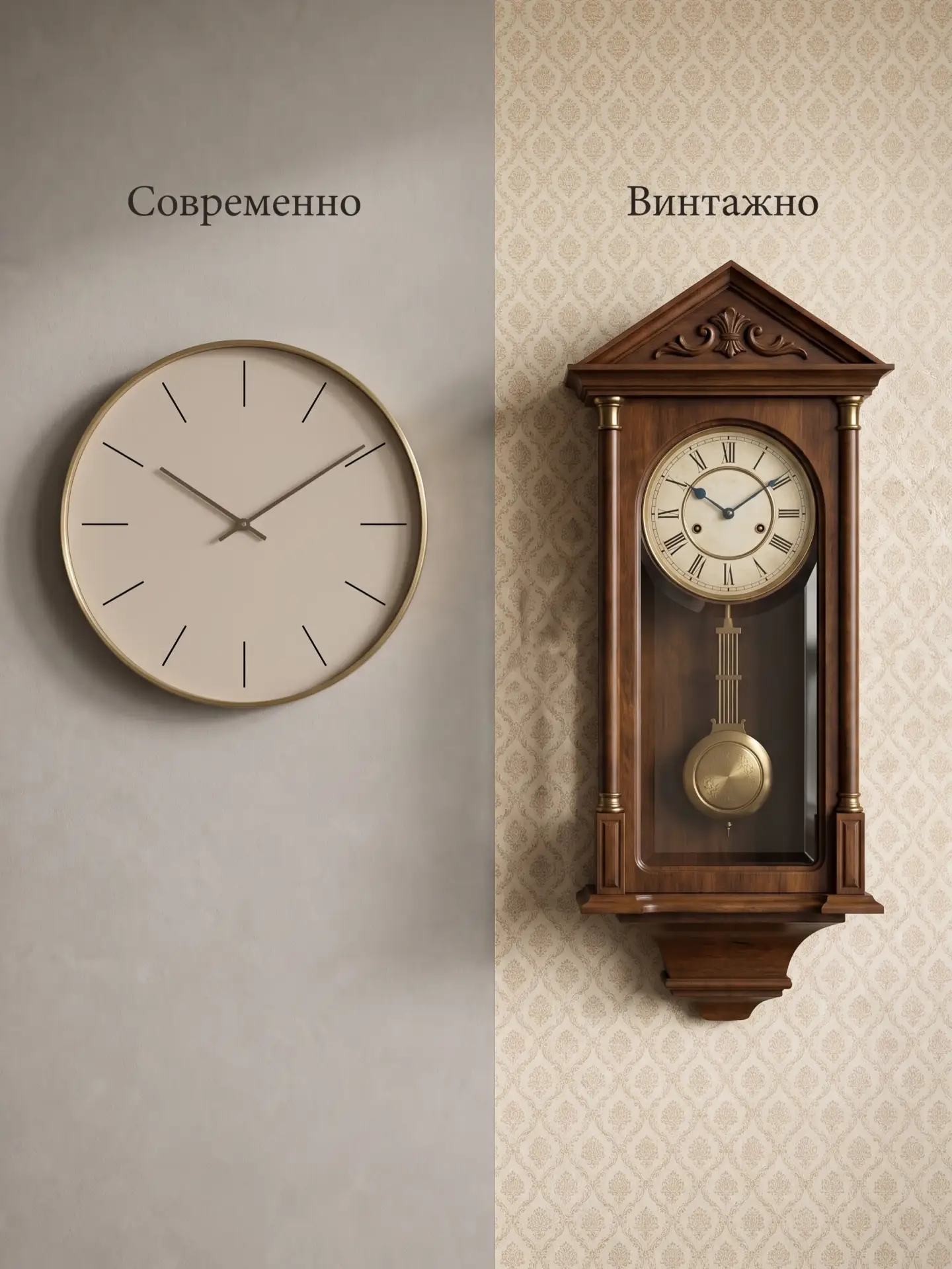 Битва интерьеров: Винтаж vs Минимализм 🏛️✨