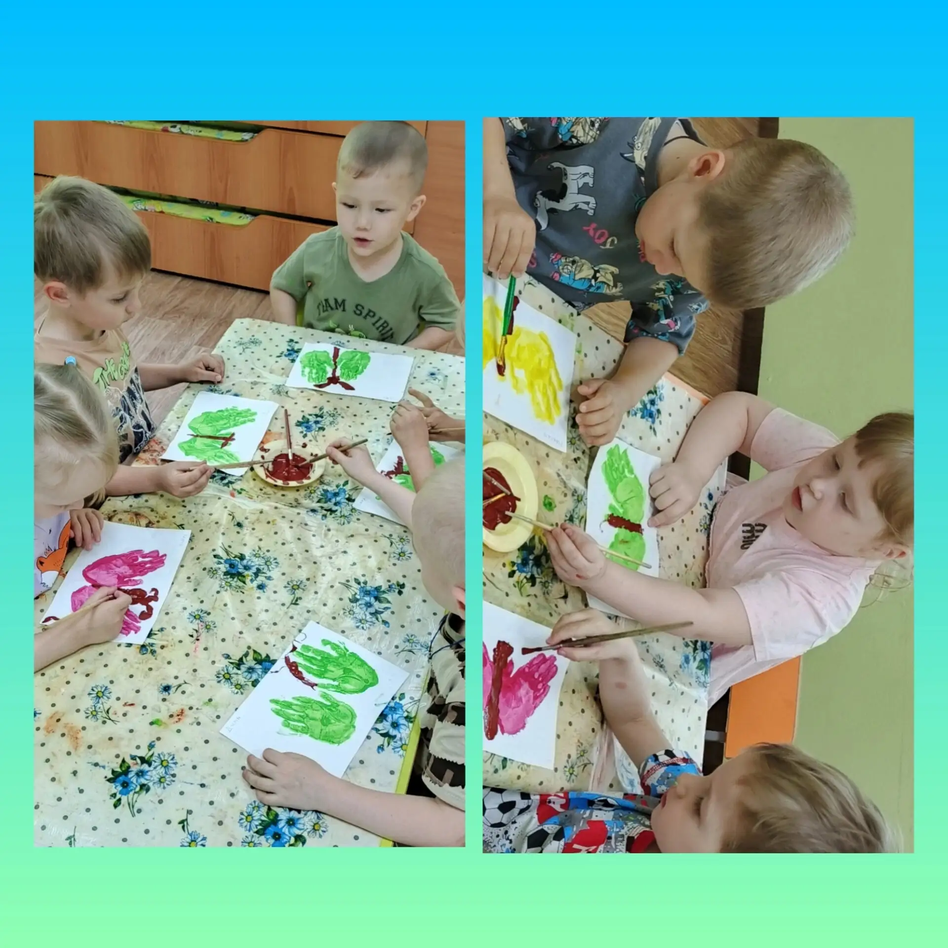 Рисуем ладошками! 🖐
