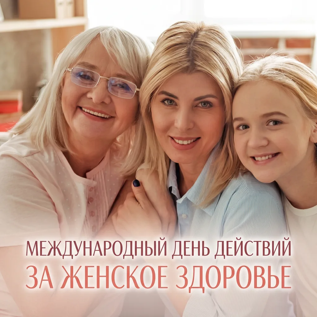 🌸 Быть здоровой — значит быть счастливой: Международный день действий за женское здоро...
