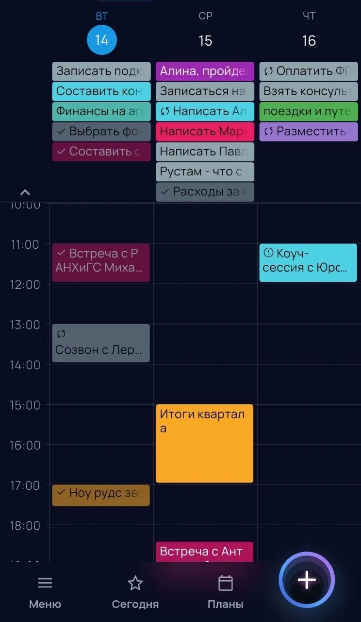 Сегодня на регулярном звонке с подругой-коллегой делились своими задачами и проектами.